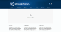 Desktop Screenshot of graduateafrica.net